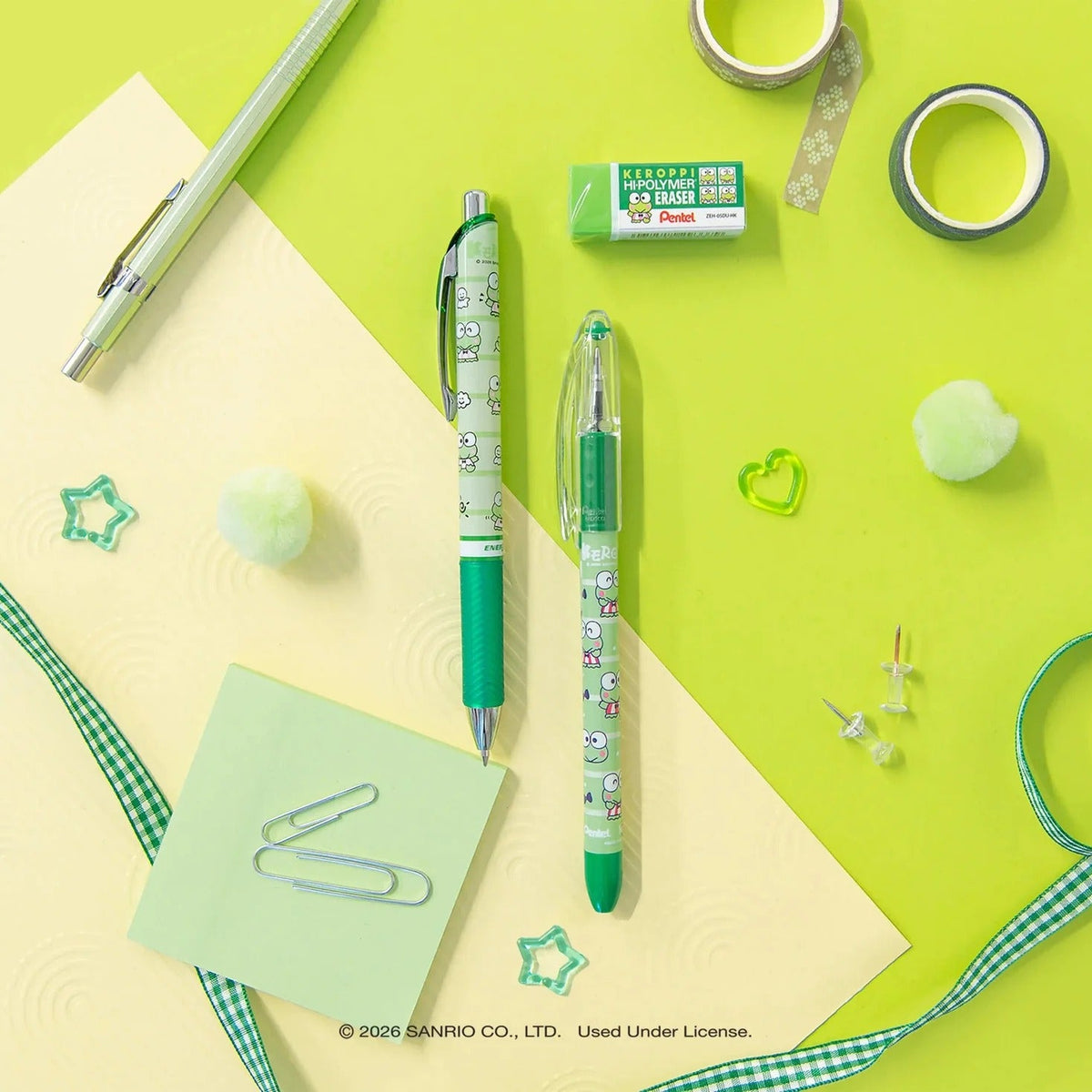 Hello Kitty and Friends x Pentel Hi-Polymer Block Eraser Colors (6-Pk) Stationery Pentel Of America Ltd