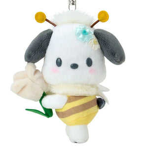 Pochacco Plush Mascot Keychain (Sweet As Can Bee Series) Accessory Japan Original