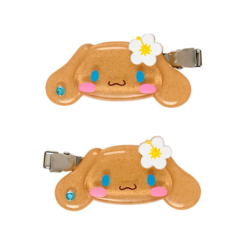 Cinnamoroll Mini Hair Clip Set (Suntan Series) Accessory Japan Original