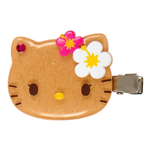 Hello Kitty Mini Hair Clip Set (Suntan Series) Accessory Japan Original