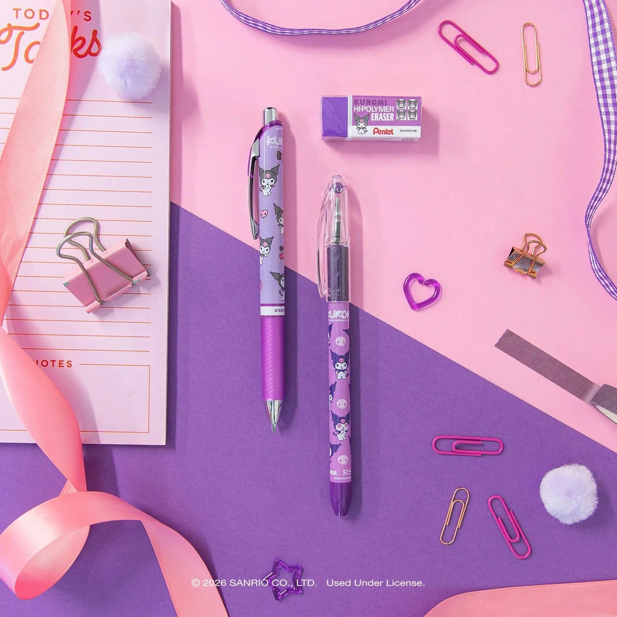 Hello Kitty and Friends x Pentel Hi-Polymer Block Eraser Colors (6-Pk) Stationery Pentel Of America Ltd
