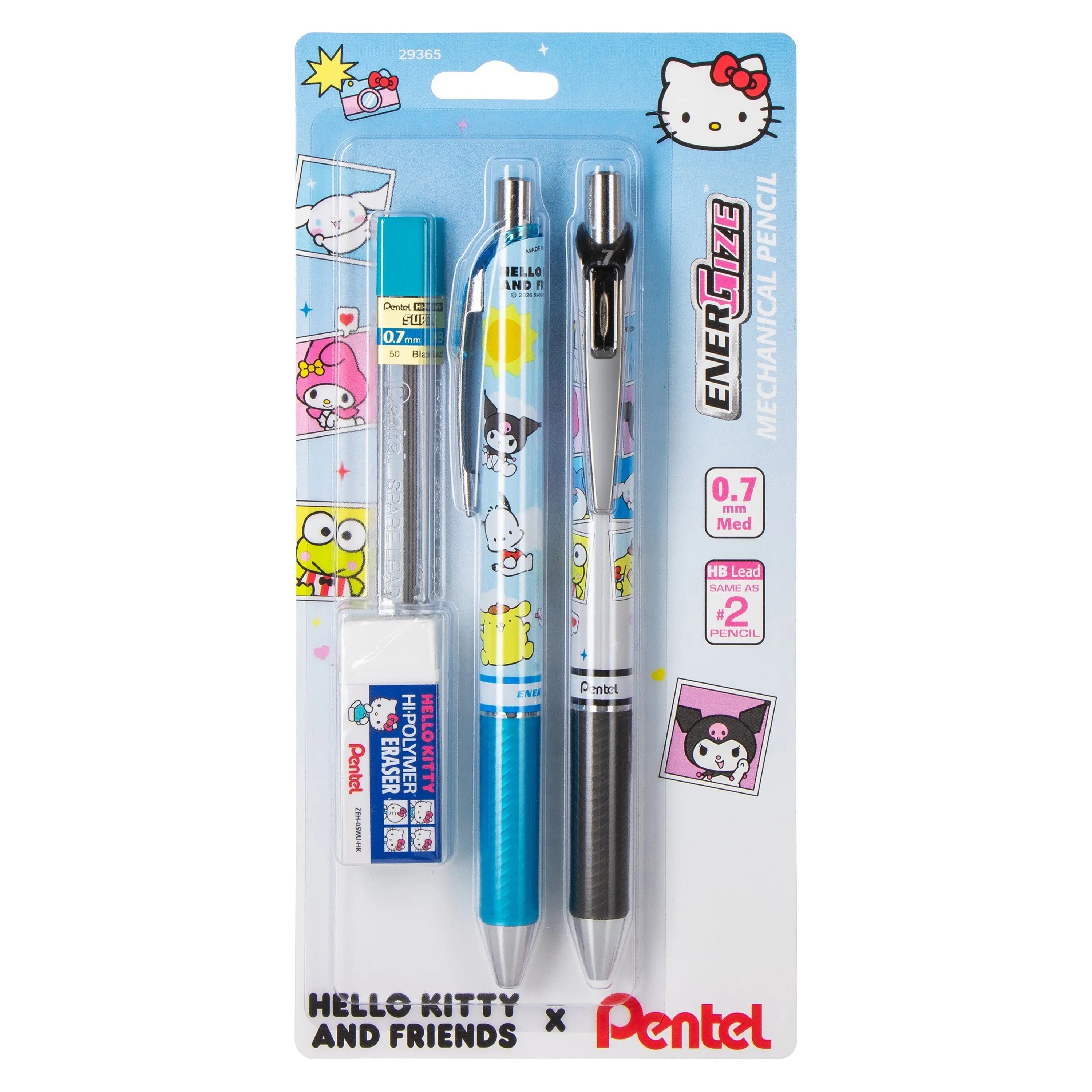 Hello Kitty Snow Faerie ボールペン シャープペン2本 Hello Kitty