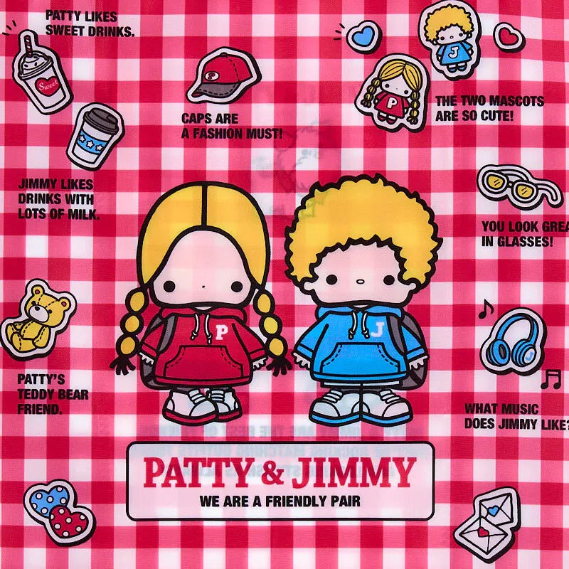Patty and Jimmy Reusable Tote Bag (Friendly Pair Series) Bags Japan Original