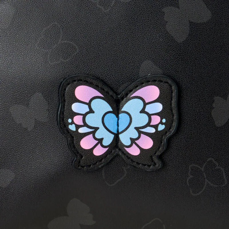 Kuromi Mini Zipper Pouch (Monarch Butterfly Series) Bags Japan Original