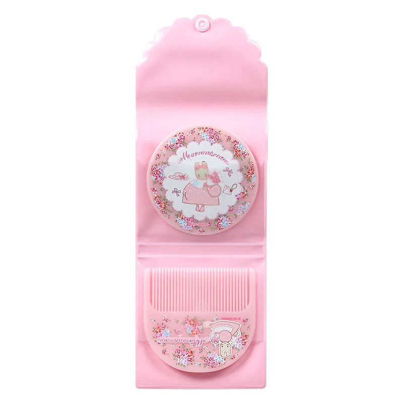 Marron Cream Mirror & Comb Set (Fashion Show 40th Anniversary Series) Home Goods Japan Original