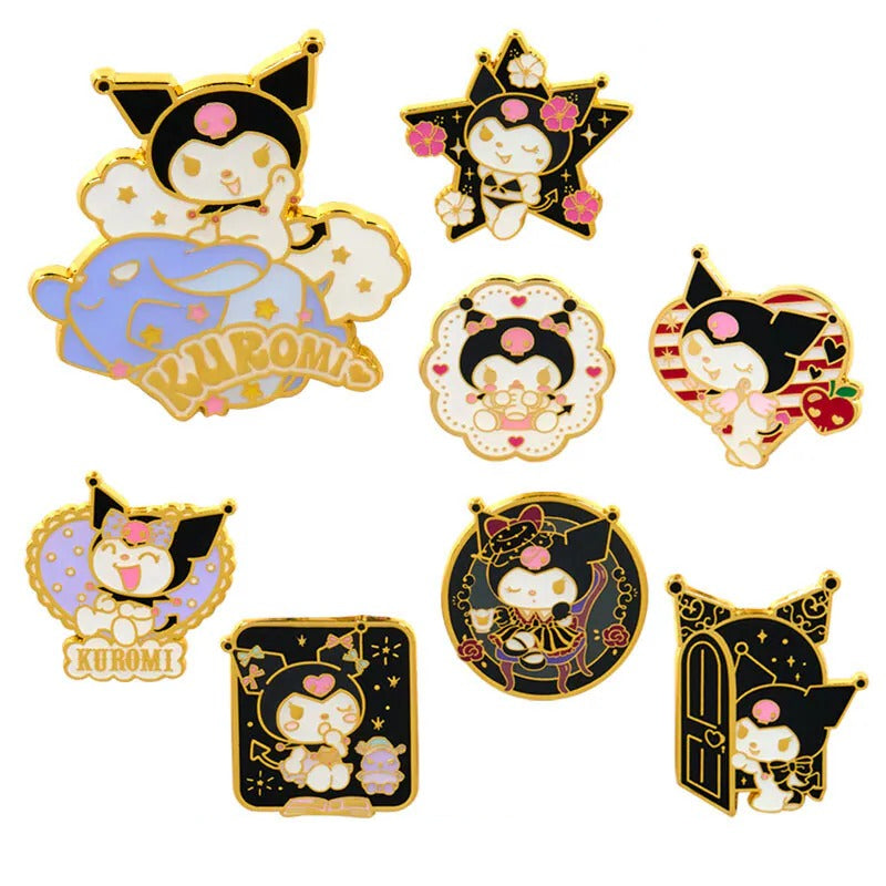 Kuromi Blind Box Pin (20th Anniv. Special Key Series) Accessory Japan Original