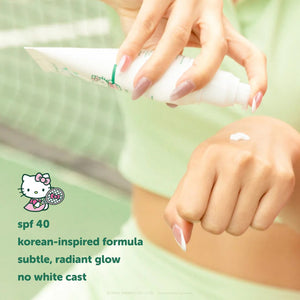 Hello Kitty x The Crème Shop Hello Sun! Silky Glow Mineral Sunscreen (SPF 40) Beauty The Crème Shop