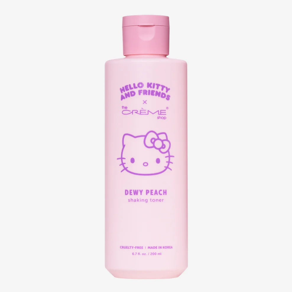 Hello Kitty and Friends x The Crème Shop Dewy Peach Shaking Toner Beauty The Crème Shop