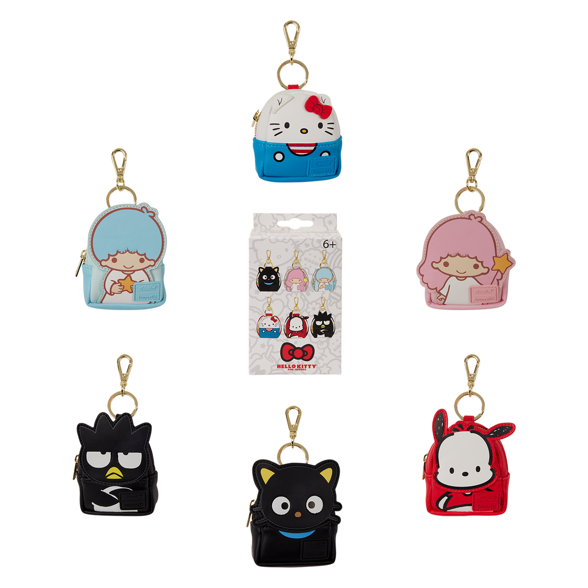 Hello Kitty and Friends x Loungefly Mini Backpack Keychain Blind Box