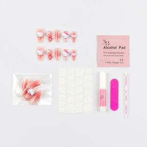 Hello Kitty x 3H Nails 3D Press-On Nails (Medium) Beauty 3H NAILS