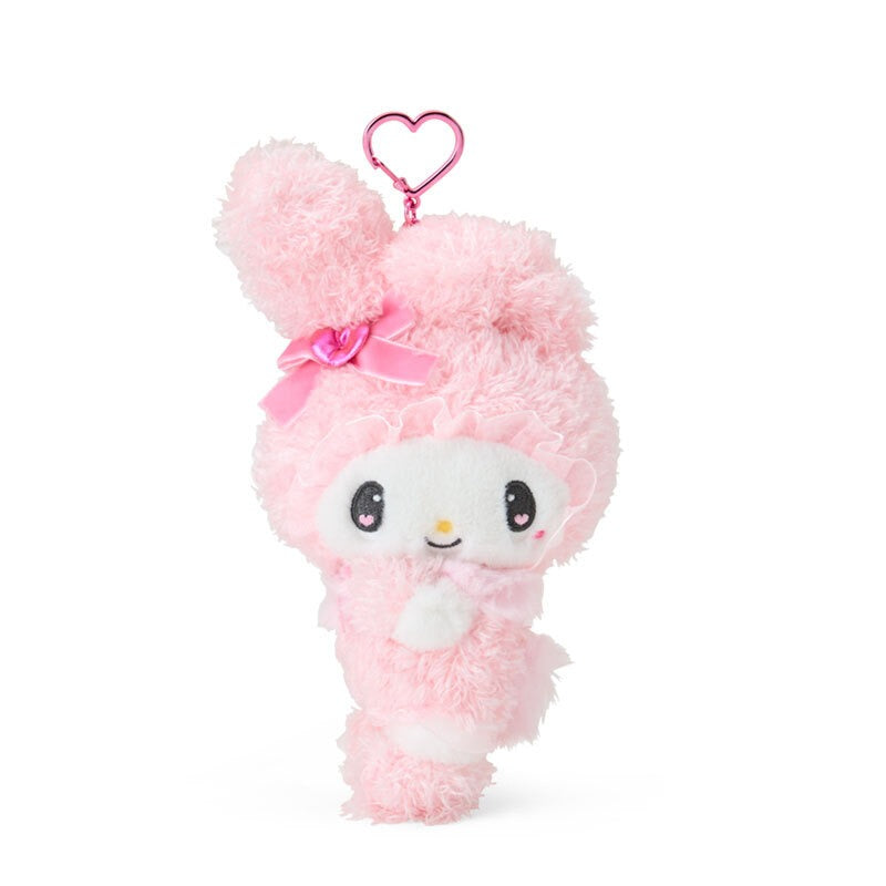My Melody Plush Mascot Keychain (My Melody 50th & Kuromi 20th Anniv. Melo Series) Accessory Japan Original
