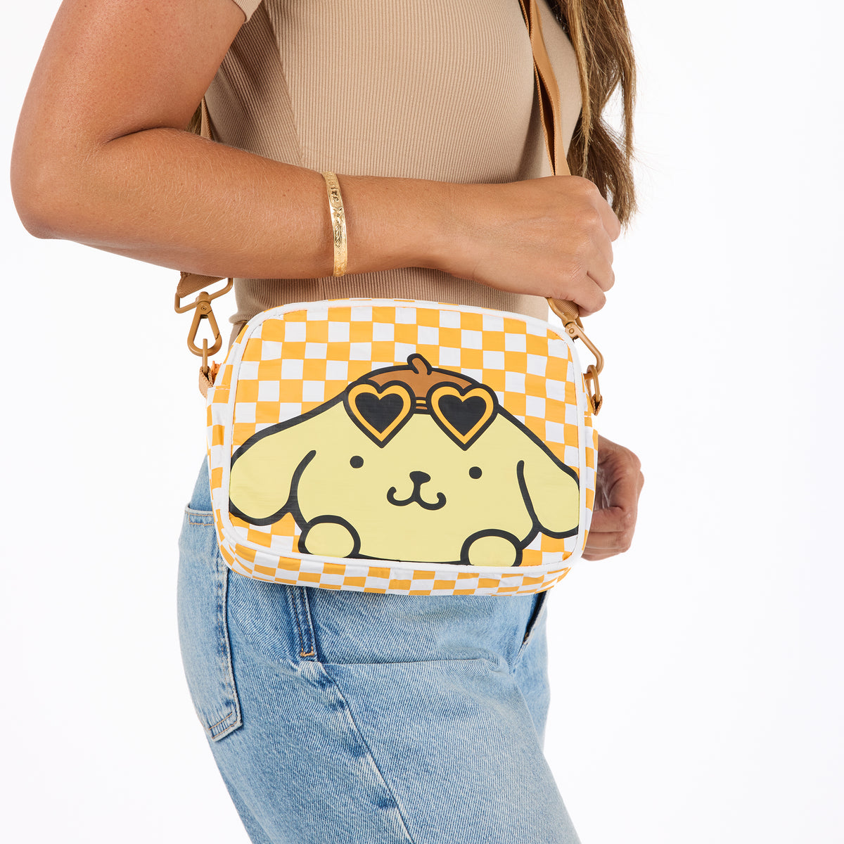 Pompompurin x Aloha Collection Le Tour Crossbody Bag (Check) Bags Aloha Collection Inc