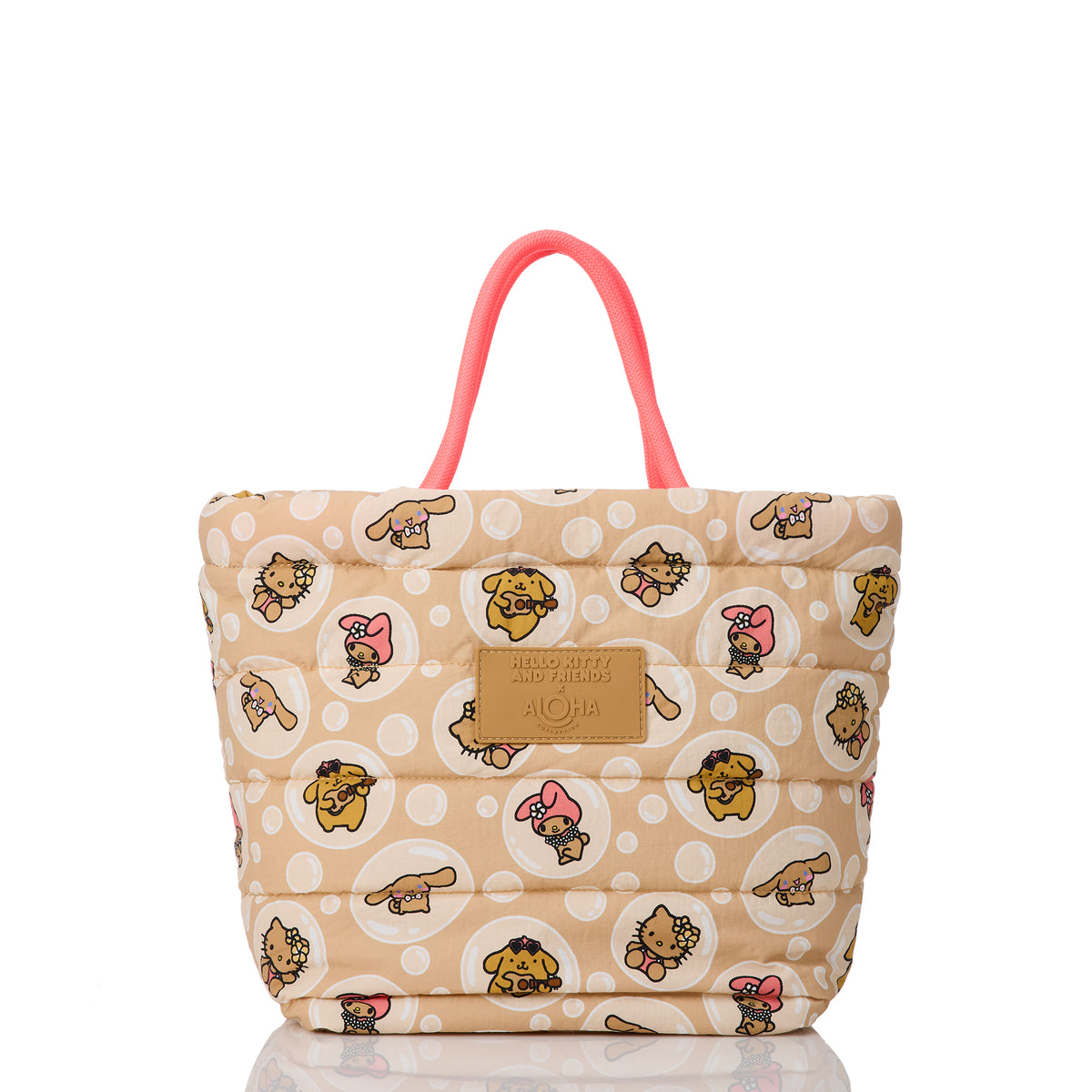 Hello Kitty and Friends x Aloha Collection Large Quilted Tote (Bubbles) Bags Aloha Collection Inc