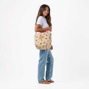 Hello Kitty and Friends x Aloha Collection Large Quilted Tote (Bubbles) Bags Aloha Collection Inc