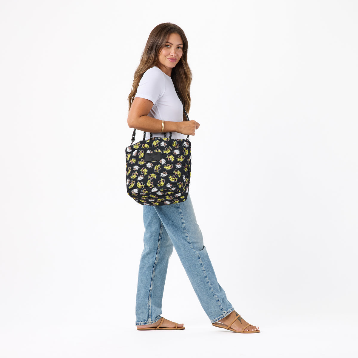 Hello Kitty and Friends x Aloha Collection Large Quilted Tote (Gone Bananas) Bags Aloha Collection Inc