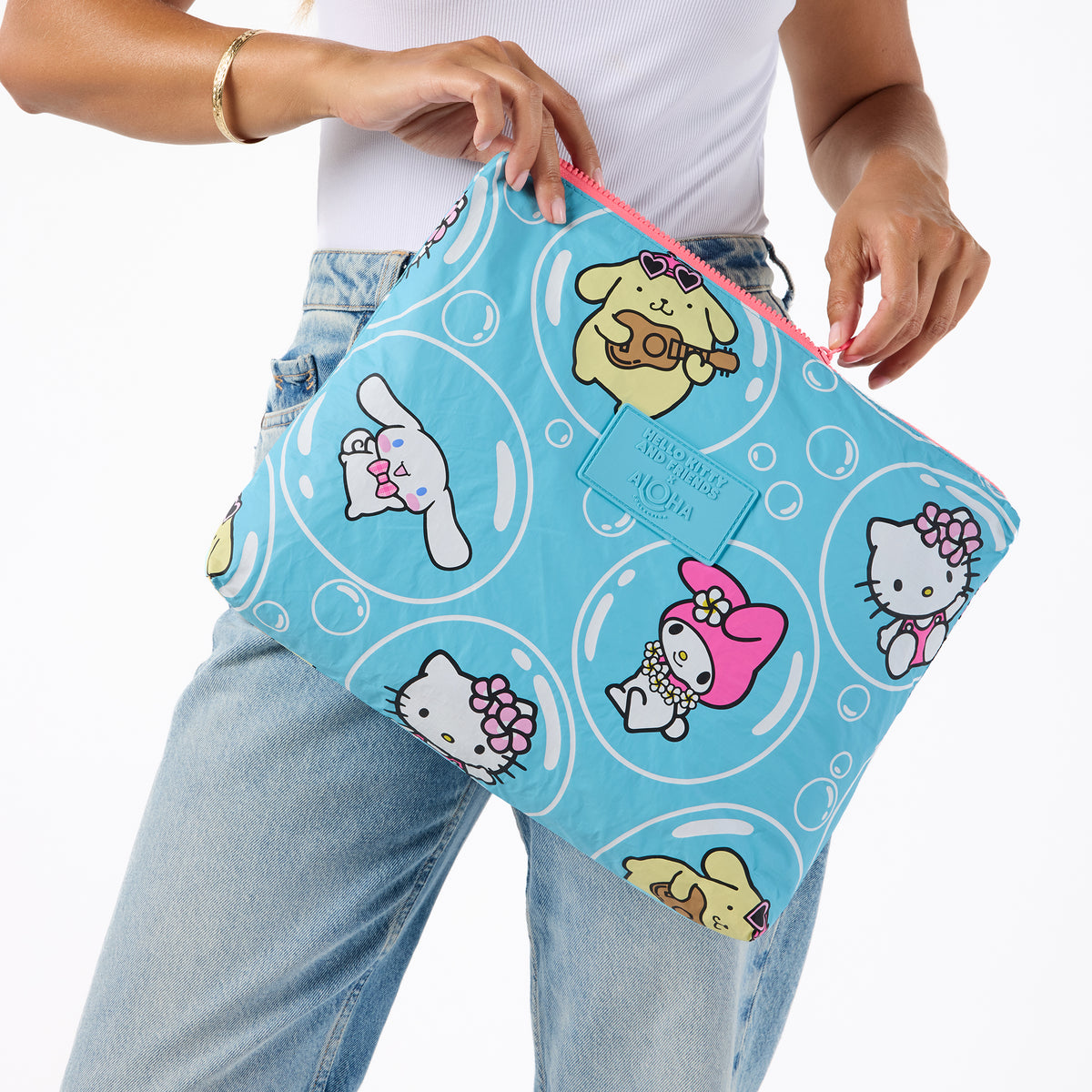 Hello Kitty and Friends x Aloha Collection MAX Pouch (Bubbles - Blue Skies) Bags Aloha Collection Inc