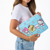 Hello Kitty and Friends x Aloha Collection Mid Pouch (Palaka Friends - Blue Skies) Bags Aloha Collection Inc