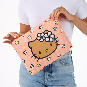 Hello Kitty x Aloha Collection Mid Pouch (Palaka Pua) Bags Aloha Collection Inc