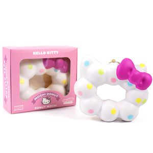Hello Kitty Mochi Donut Squishy Keychain