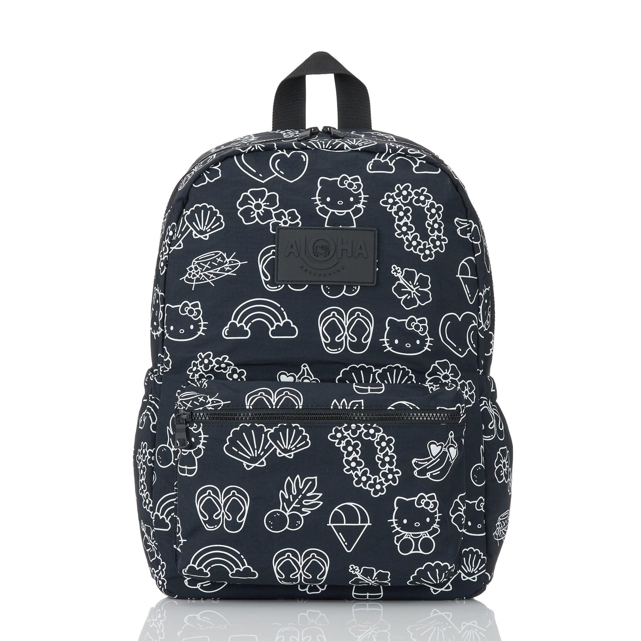 ティアレ☆Kitty ALOHA COLLECTION リュック Hello Kitty x Aloha Collection Keep It Light Backpack (Black & White I