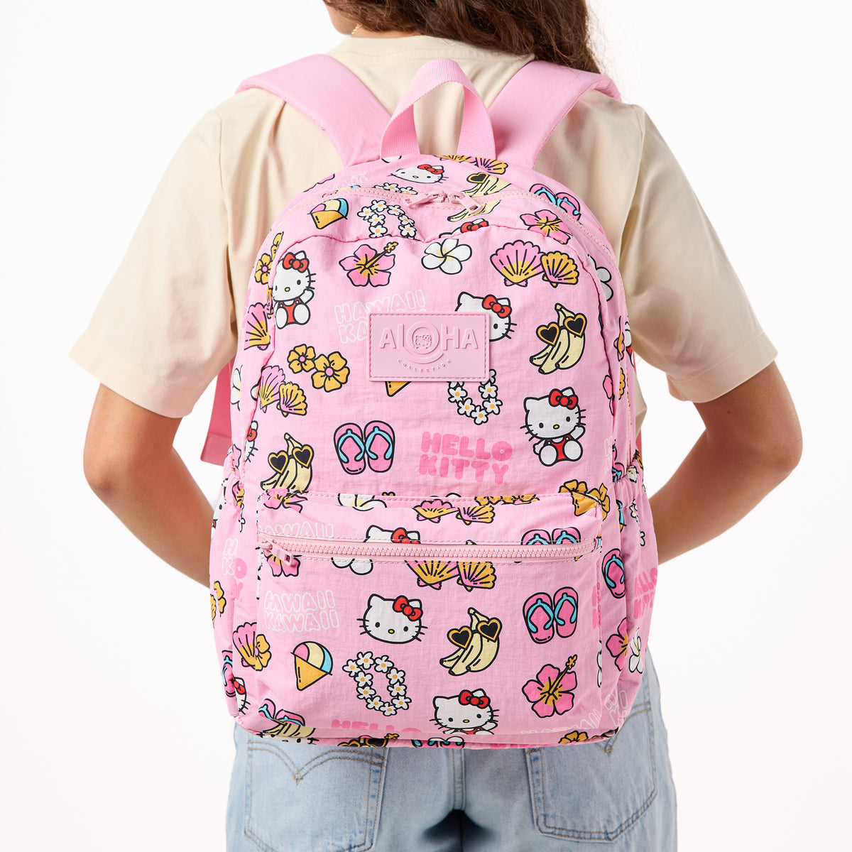 Hello Kitty x Aloha Collection Keep It Light Backpack (Hawaii Kawaii) Bags Aloha Collection Inc