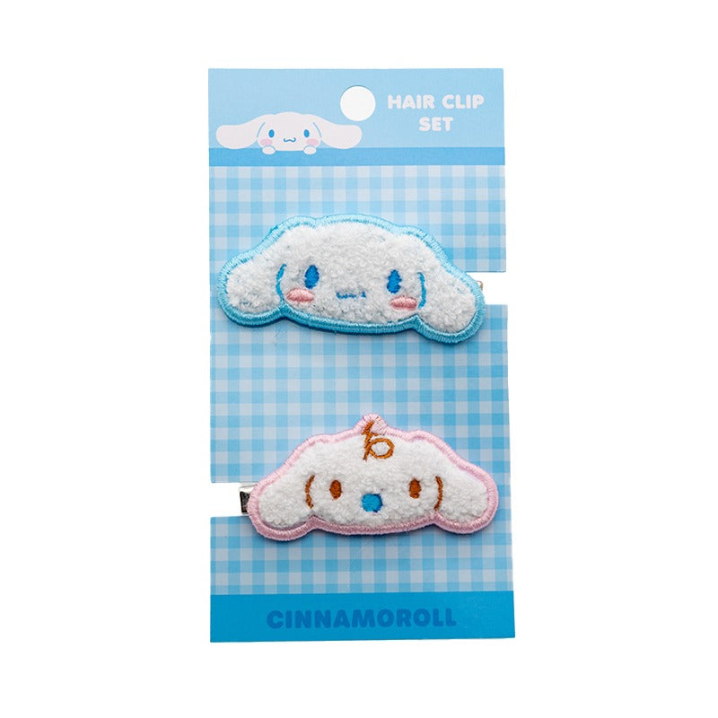 Cinnamoroll 2-pc Chenille Hair Clips Accessory Global Original
