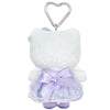Hello Kitty Purple Plush Mascot Keychain (50th Anniv. Floral Series) Accessory Global Original