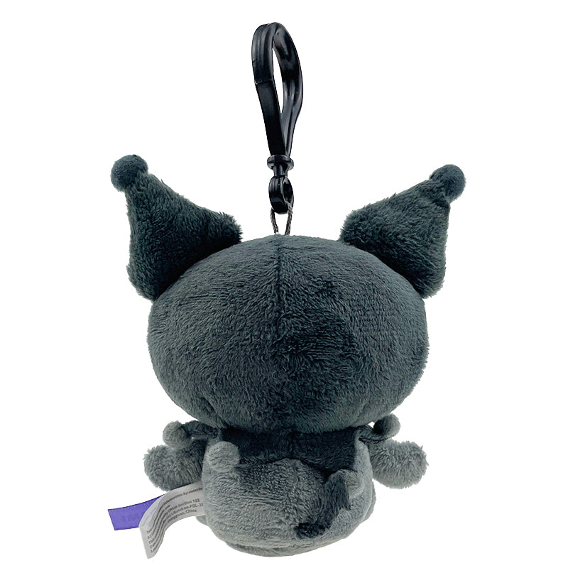 Kuromi Plush Mascot Clip (Ash Monochrome Series) Plush Global Original