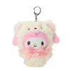 My Melody Plush Keychain Mascot (Fluffy Teddy Bear Series) Accessory Japan Original