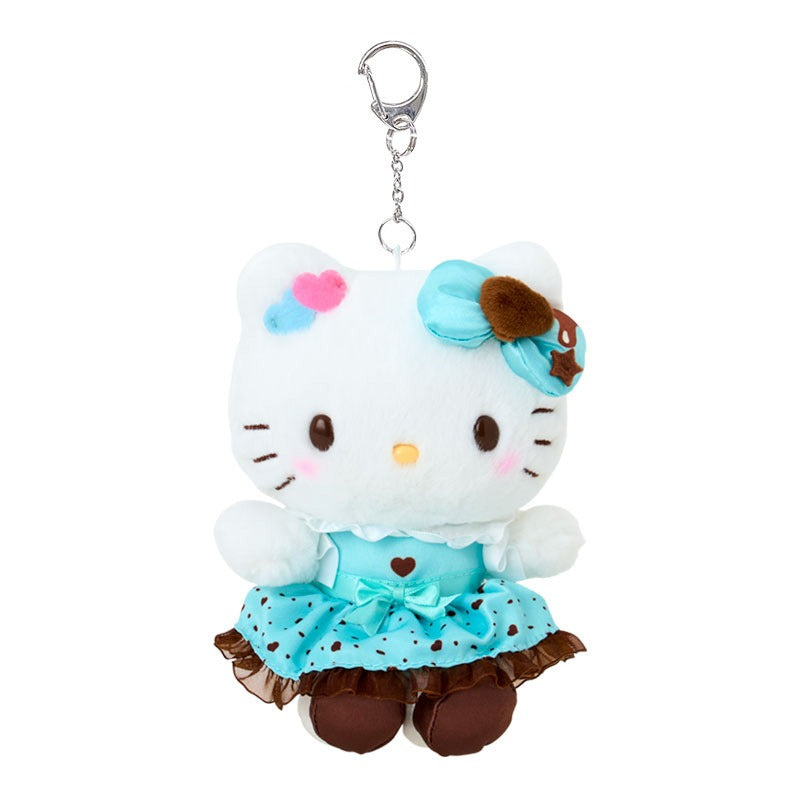 Hello Kitty Plush Mascot Keychain (Chocolate Mint Series) Accessory Japan Original