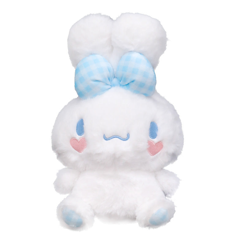 cinnamoroll dressed as love-a-lot bear 8 Cinnamoroll 9"" Fun-Size Plush Dressed As Love-a-Lot Bear - Soft, Huggable Bestie from Care Bear Collection"
