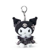 Kuromi Plush Mascot Keychain (Silver Houndstooth Series) Accessory Japan Original