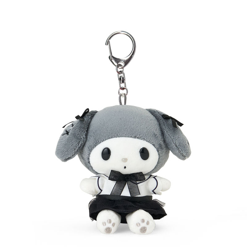 My Melody Plush Mascot Keychain (Silver Houndstooth Series)