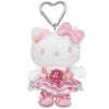 Hello Kitty Pink Plush Mascot Keychain (50th Anniv. Floral Series) Accessory Global Original
