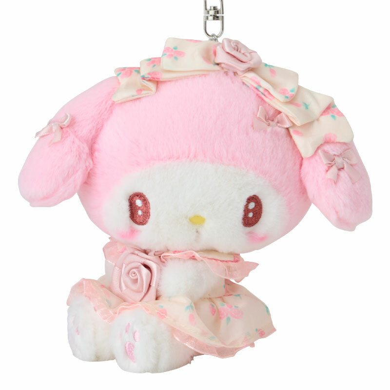 My Melody Plush Mascot Keychain (Dolly Rose Design Series) Accessory Japan Original