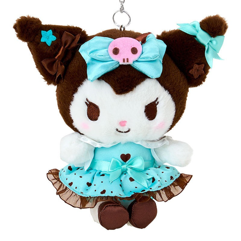 Kuromi Plush Mascot Keychain (Chocolate Mint Series) Accessory Japan Original