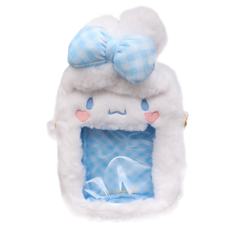 Cinnamorollショルダーバッグ ぬいぐるみセット Cinnamoroll Plush Crossbody Bag (Fluffy Heart Series)