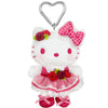 Hello Kitty Red Plush Mascot Keychain (50th Anniv. Floral Series) Accessory Global Original