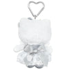 Hello Kitty Silver Plush Mascot Keychain (50th Anniv. Floral Series) Accessory Global Original