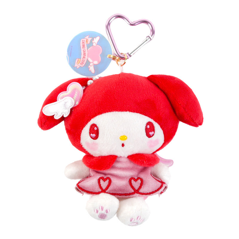 My Melody Bright Plush Mascot Keychain (Bright and Dark Angel Series)