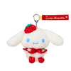Cinnamoroll Plush Mascot Keychain (Strawberry News 50th Anniv. Series) Accessory Japan Original