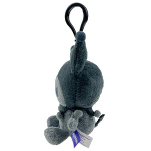 Kuromi Plush Mascot Clip (Ash Monochrome Series) Plush Global Original
