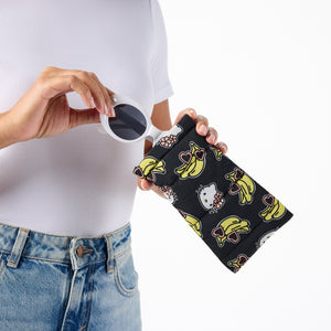 Hello Kitty x Aloha Collection Quilted Glasses Case (Gone Bananas) Bags Aloha Collection Inc