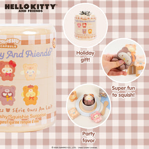 Hello Kitty and Friends Latte Bear Capsule Squishies (Series 7) Toys&Games Hamee.com - Hamee US