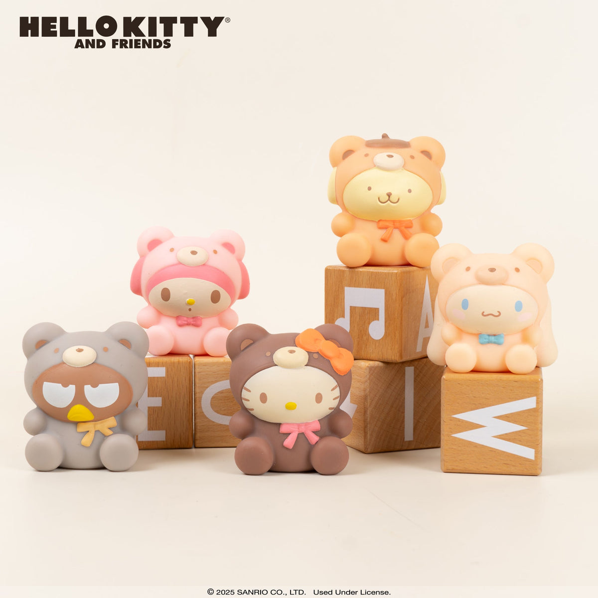 Hello Kitty and Friends Latte Bear Capsule Squishies (Series 7) Toys&Games Hamee.com - Hamee US