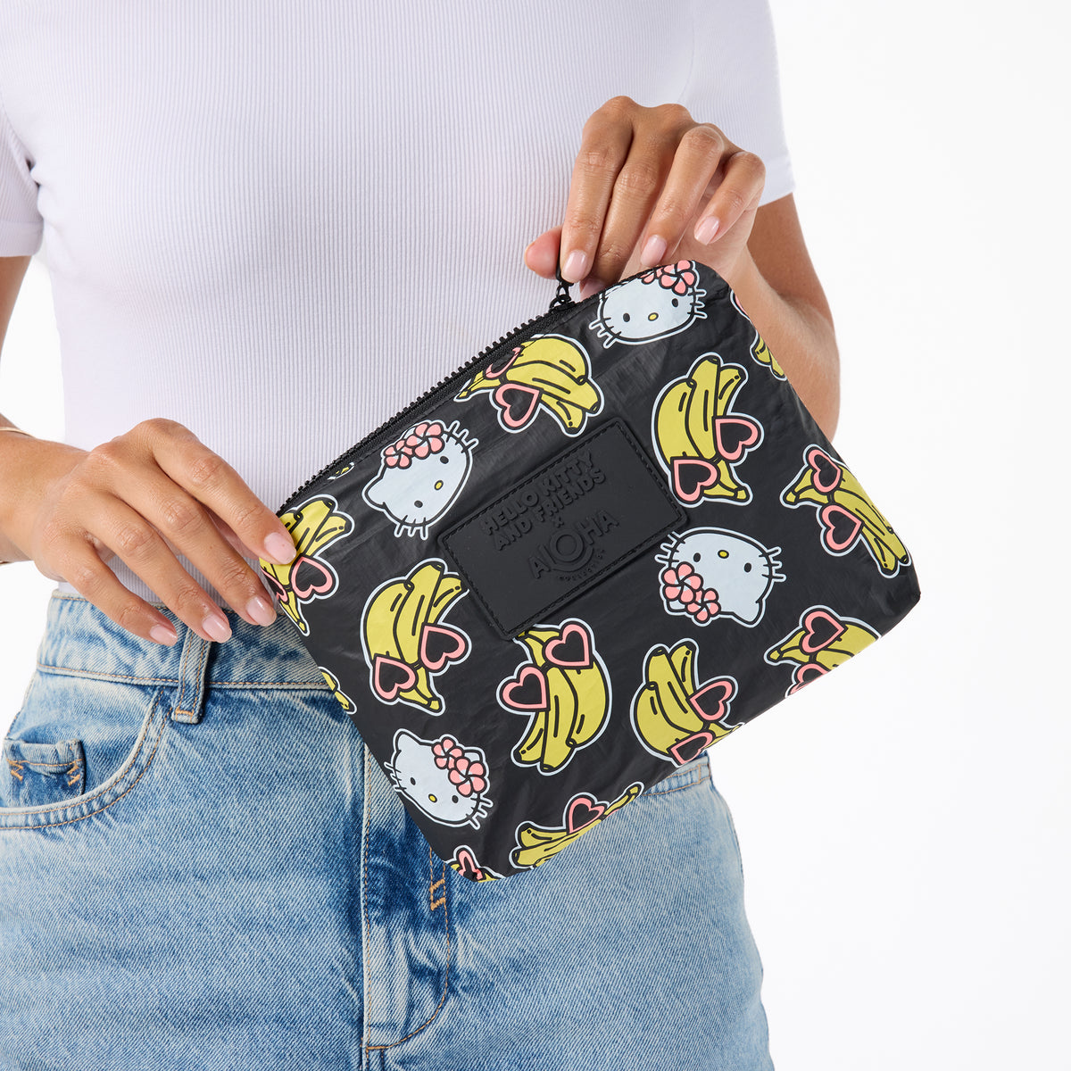 Hello Kitty x Aloha Collection Small Pouch (Gone Bananas) Bags Aloha Collection Inc