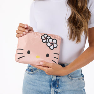 Hello Kitty x Aloha Collection Small Pouch (Kitty Face - Rosy) Bags Aloha Collection Inc