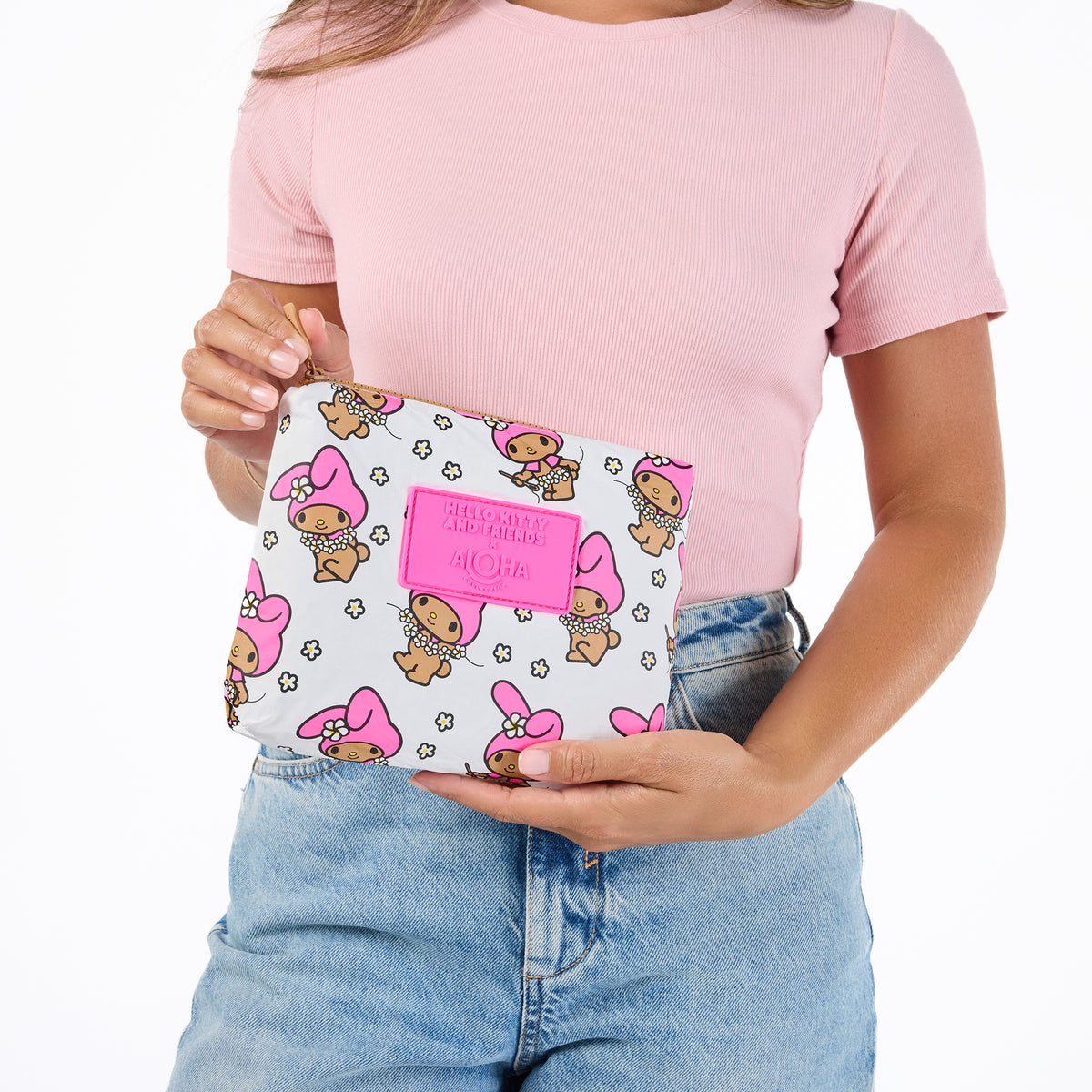 My Melody x Aloha Collection Small Pouch (Lei) Bags Aloha Collection Inc