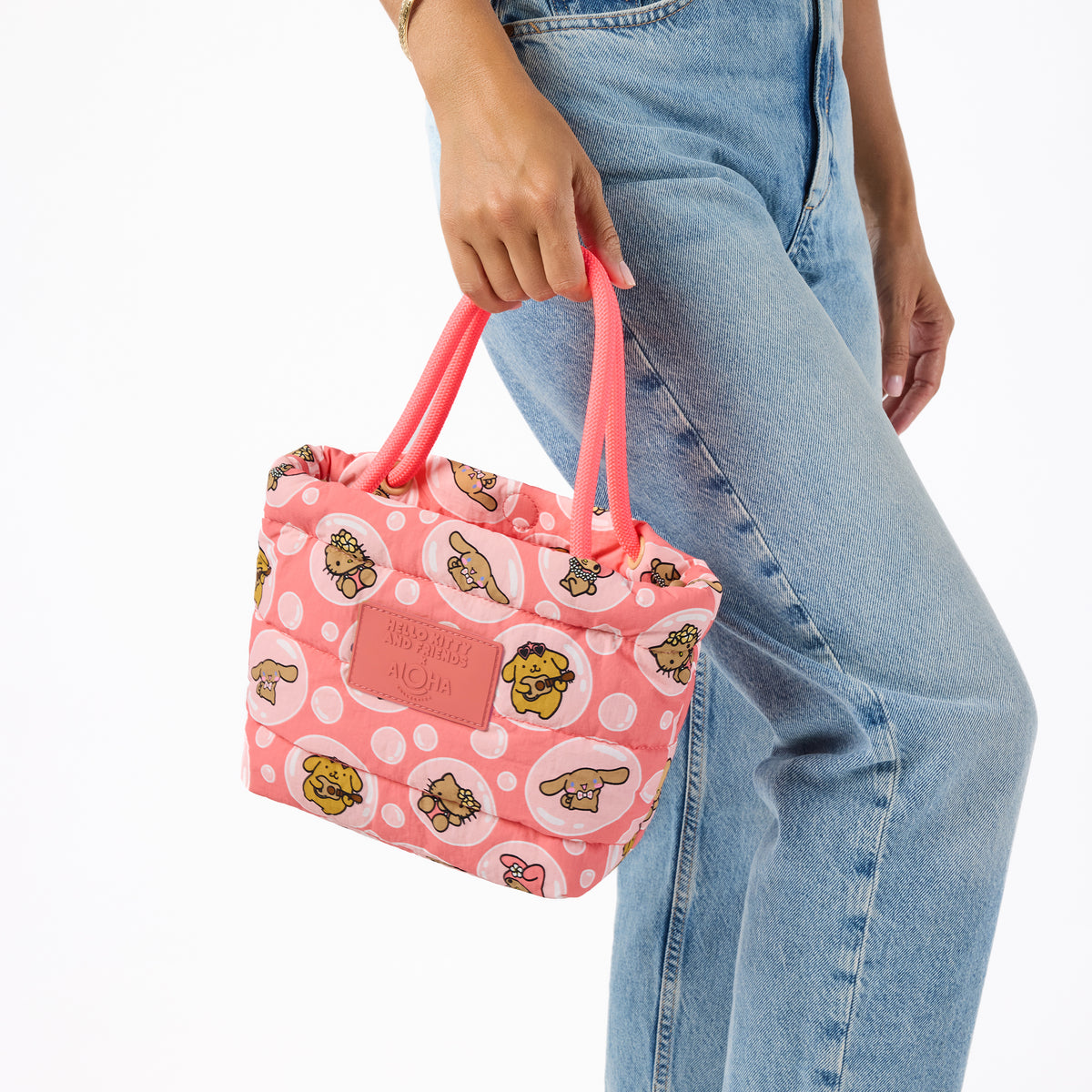Hello Kitty and Friends x Aloha Collection Small Quilted Tote (Bubbles) Bags Aloha Collection Inc