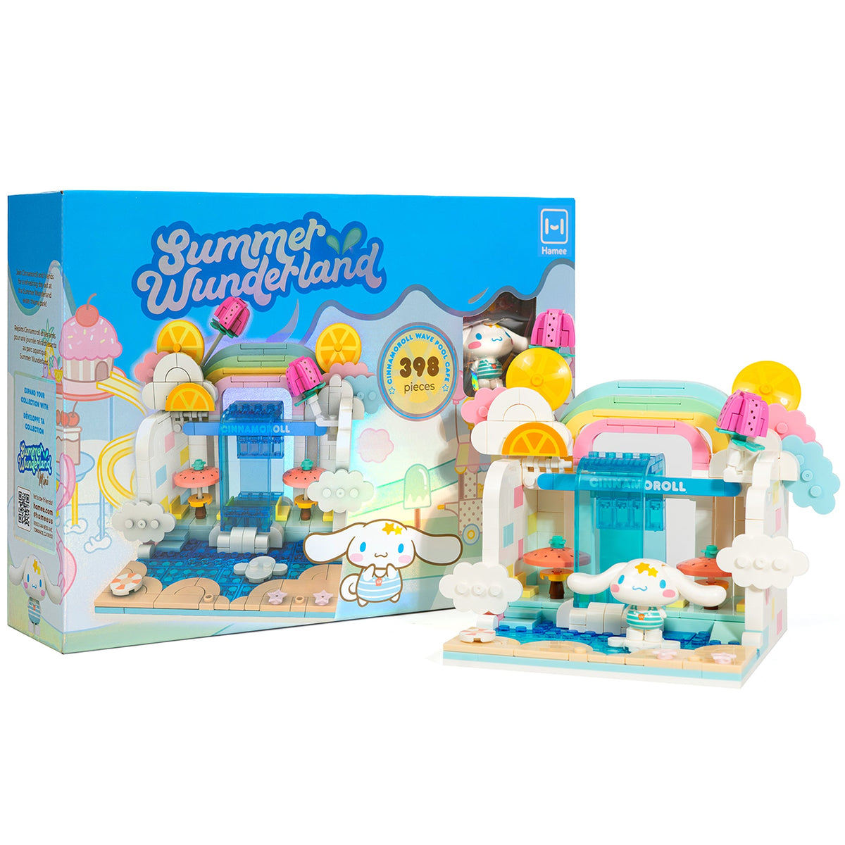 Cinnamoroll Summer Wunderland Theme Park Building Blocks (Wave Pool Café)